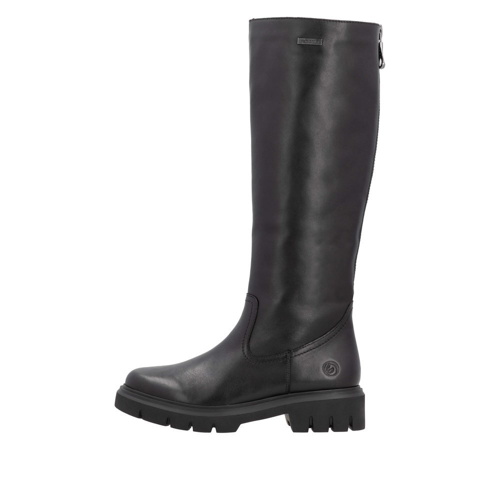 Remonte D1W73-00 Anatomical Leather Boot Black 5cm Remonte D1W73-00 Anatomical Leather Boot Black 5cm