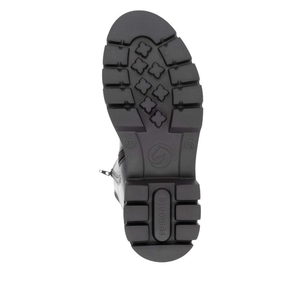 Remonte D1W73-00 Anatomical Leather Boot Black 5cm Remonte D1W73-00 Anatomical Leather Boot Black 5cm
