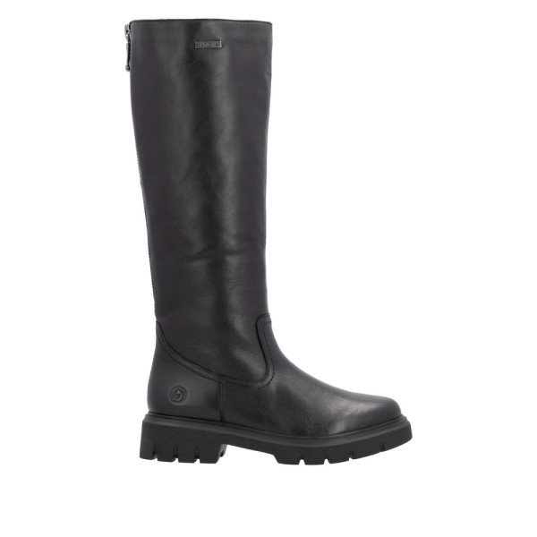 Remonte D1W73-00 Anatomical Leather Boot Black 5cm Remonte D1W73-00 Anatomical Leather Boot Black 5cm