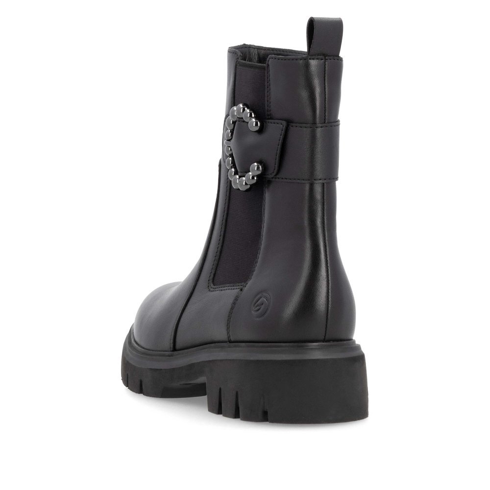 Remonte D1W74-00 Anatomic Leather Ankle Boot Black Remonte D1W74-00 Anatomic Leather Ankle Boot Black