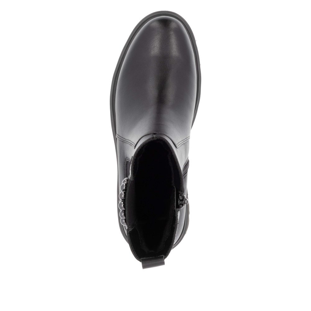 Remonte D1W74-00 Anatomic Leather Ankle Boot Black Remonte D1W74-00 Anatomic Leather Ankle Boot Black