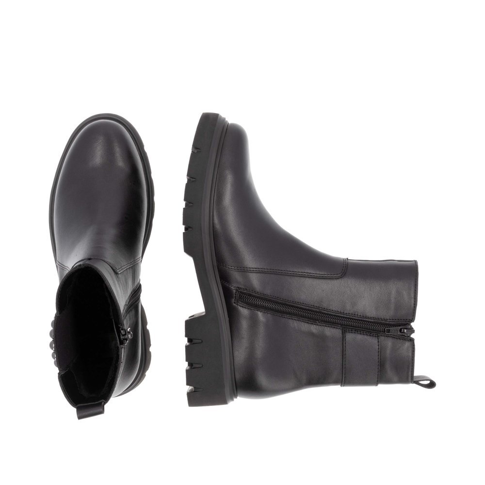 Remonte D1W74-00 Anatomic Leather Ankle Boot Black Remonte D1W74-00 Anatomic Leather Ankle Boot Black