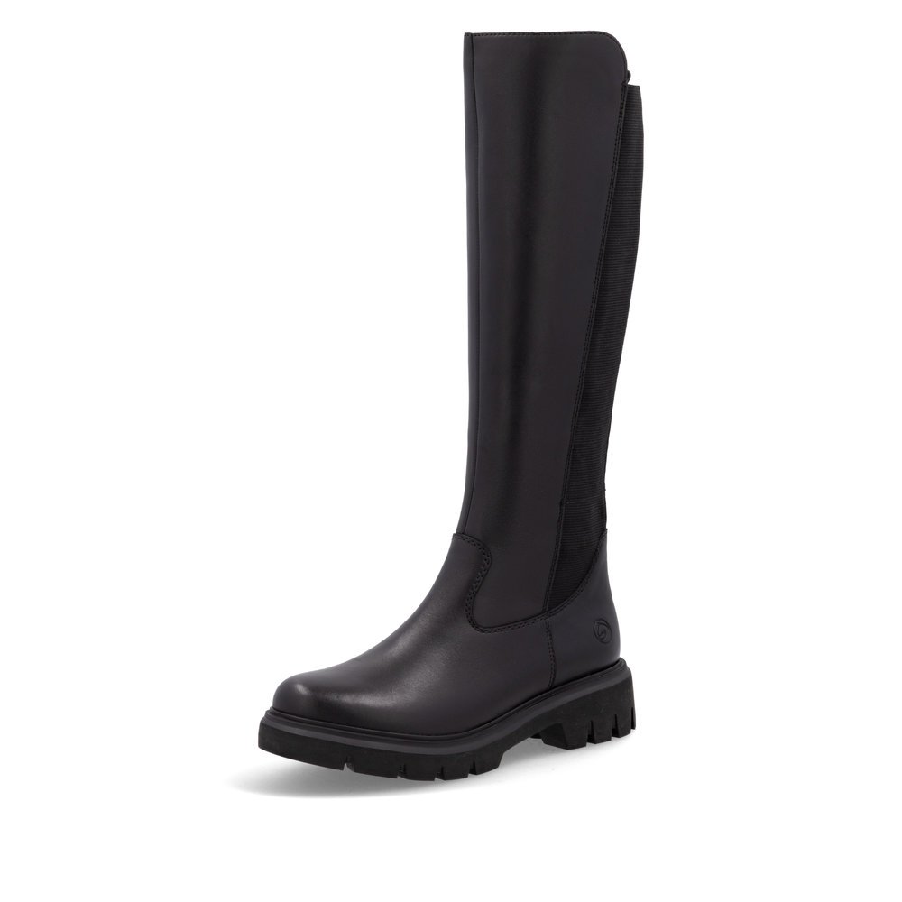Remonte D1W77-00 Anatomical Leather Boot Black 3,5cm Remonte D1W77-00 Anatomical Leather Boot Black 3,5cm
