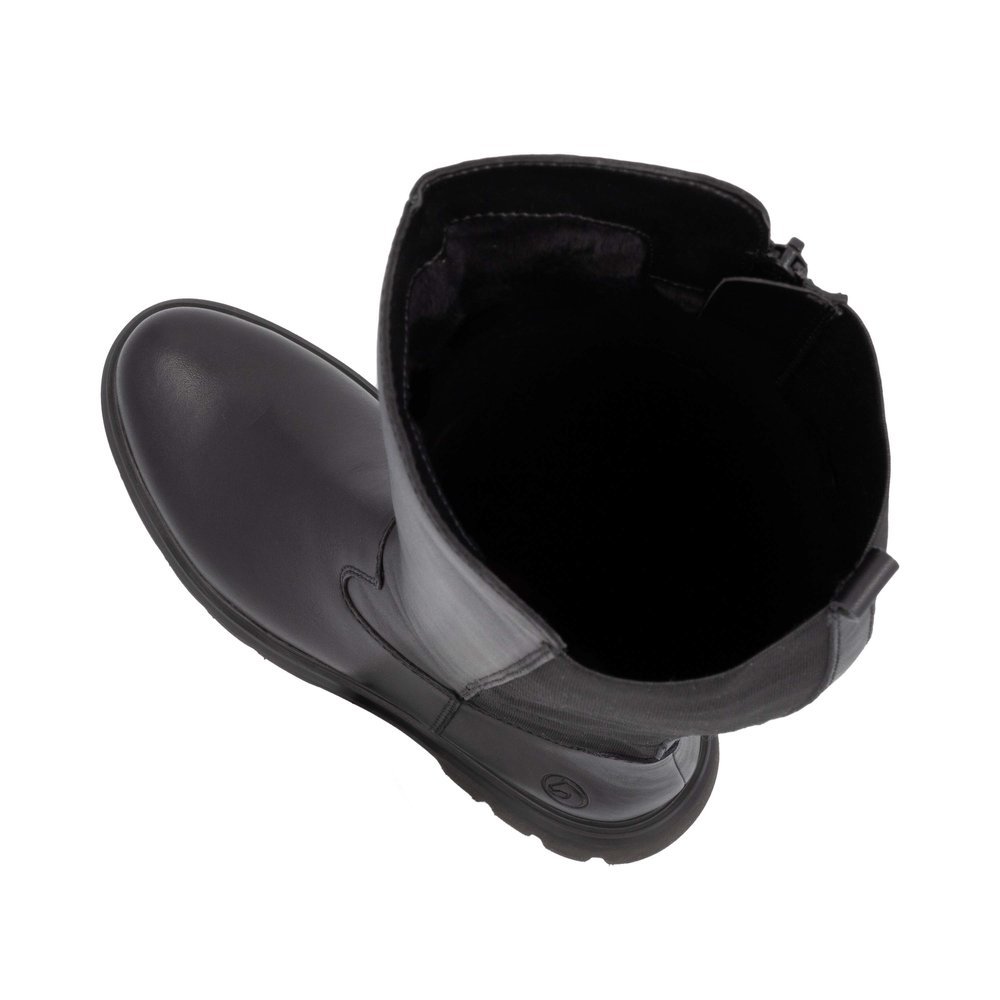Remonte D1W77-00 Anatomical Leather Boot Black 3,5cm Remonte D1W77-00 Anatomical Leather Boot Black 3,5cm