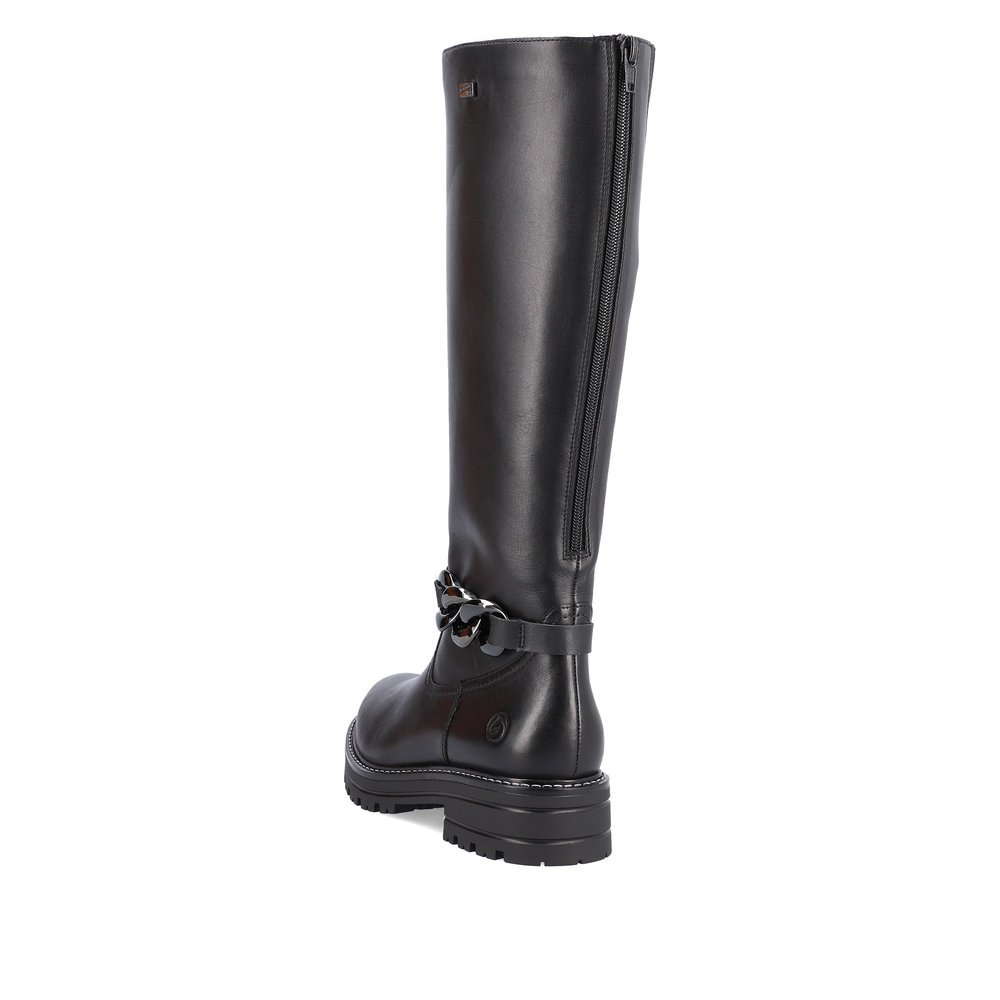 Remonte D2282-01 Anatomical Leather Boot Black 3,5cm Remonte D2282-01 Anatomical Leather Boot Black 3,5cm