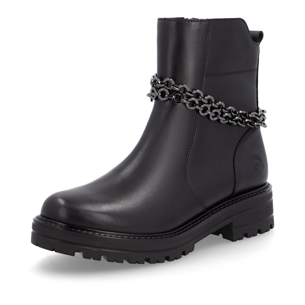 Remonte D2285-00 Anatomic Leather Ankle Boot Black Remonte D2285-00 Anatomic Leather Ankle Boot Black