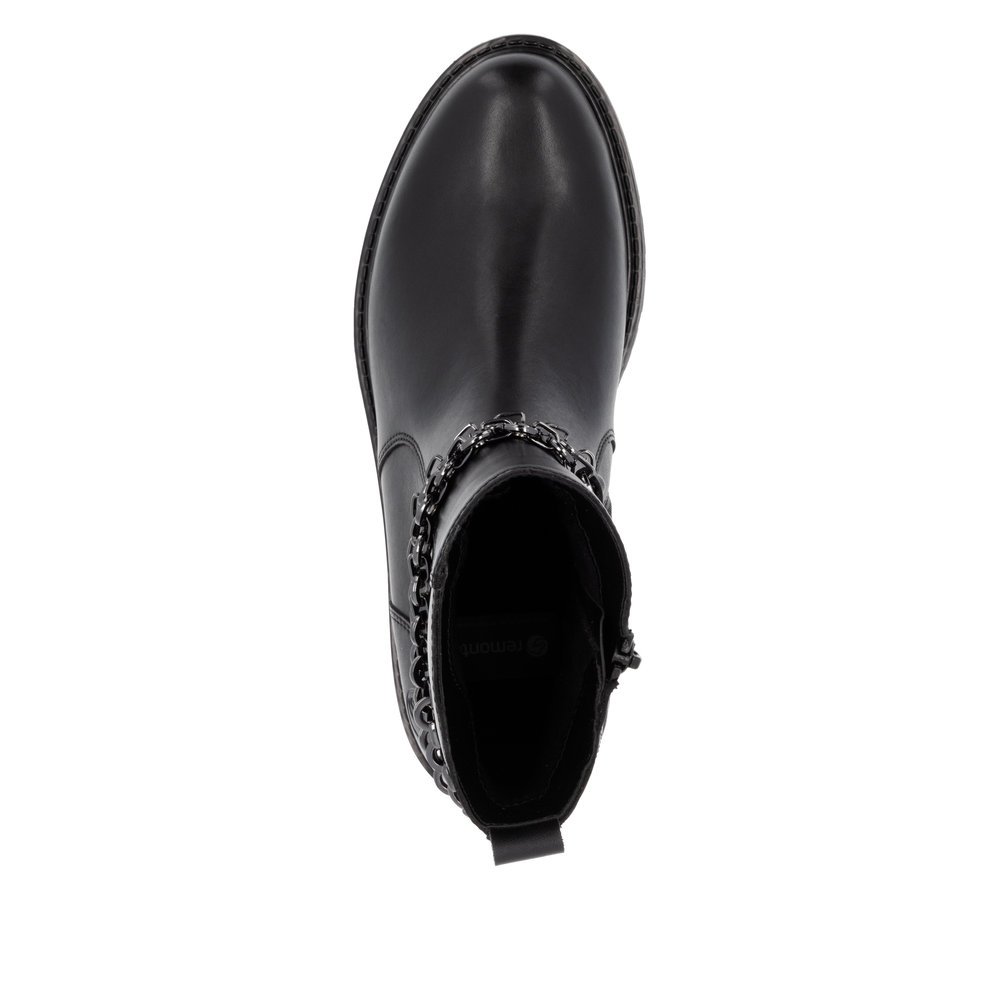 Remonte D2285-00 Anatomic Leather Ankle Boot Black Remonte D2285-00 Anatomic Leather Ankle Boot Black