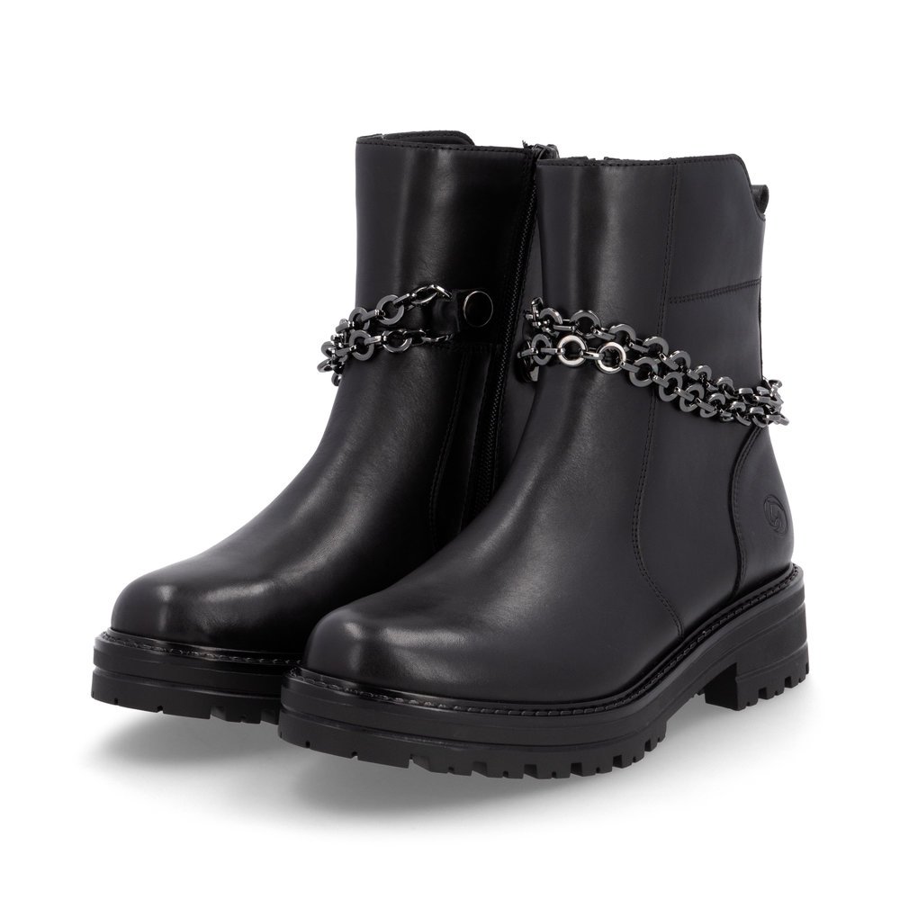 Remonte D2285-00 Anatomic Leather Ankle Boot Black Remonte D2285-00 Anatomic Leather Ankle Boot Black