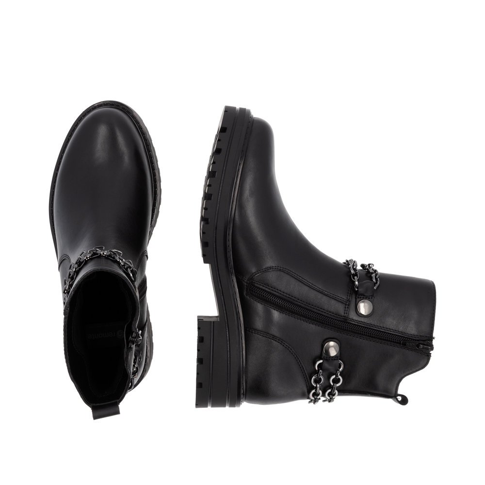 Remonte D2285-00 Anatomic Leather Ankle Boot Black Remonte D2285-00 Anatomic Leather Ankle Boot Black