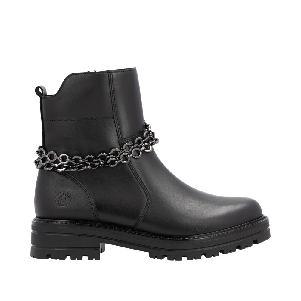 Remonte D2285-00 Anatomic Leather Ankle Boot Black Remonte D2285-00 Anatomic Leather Ankle Boot Black