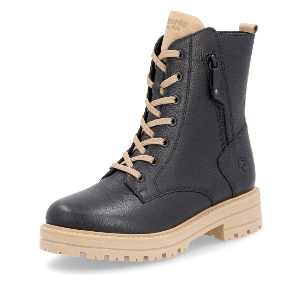 Remonte D2287-03 Anatomic Leather Ankle Boot Black Remonte D2287-03 Anatomic Leather Ankle Boot Black