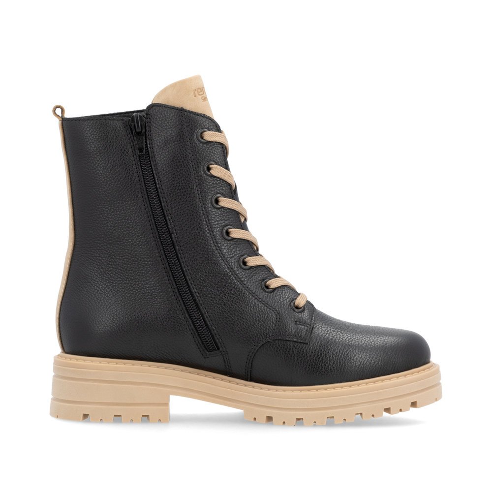 Remonte D2287-03 Anatomic Leather Ankle Boot Black Remonte D2287-03 Anatomic Leather Ankle Boot Black