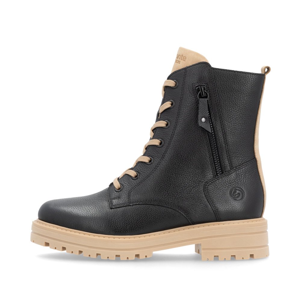Remonte D2287-03 Anatomic Leather Ankle Boot Black Remonte D2287-03 Anatomic Leather Ankle Boot Black