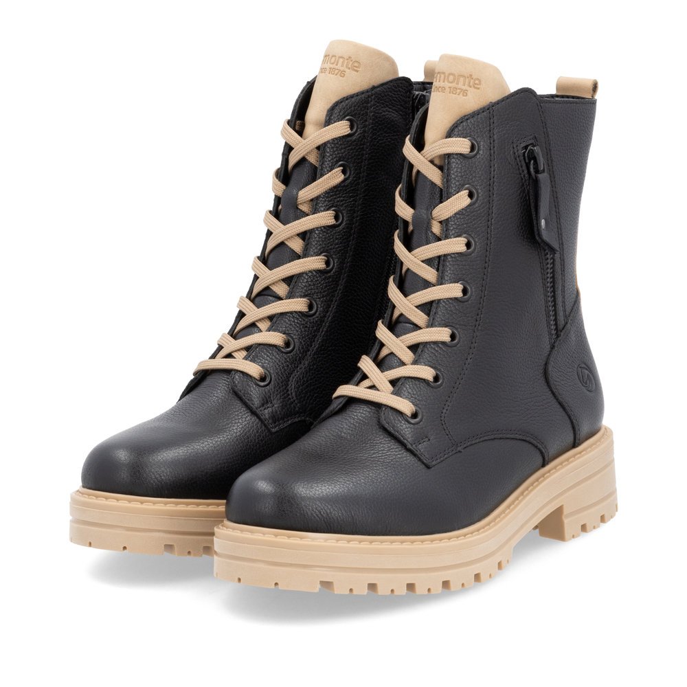 Remonte D2287-03 Anatomic Leather Ankle Boot Black Remonte D2287-03 Anatomic Leather Ankle Boot Black