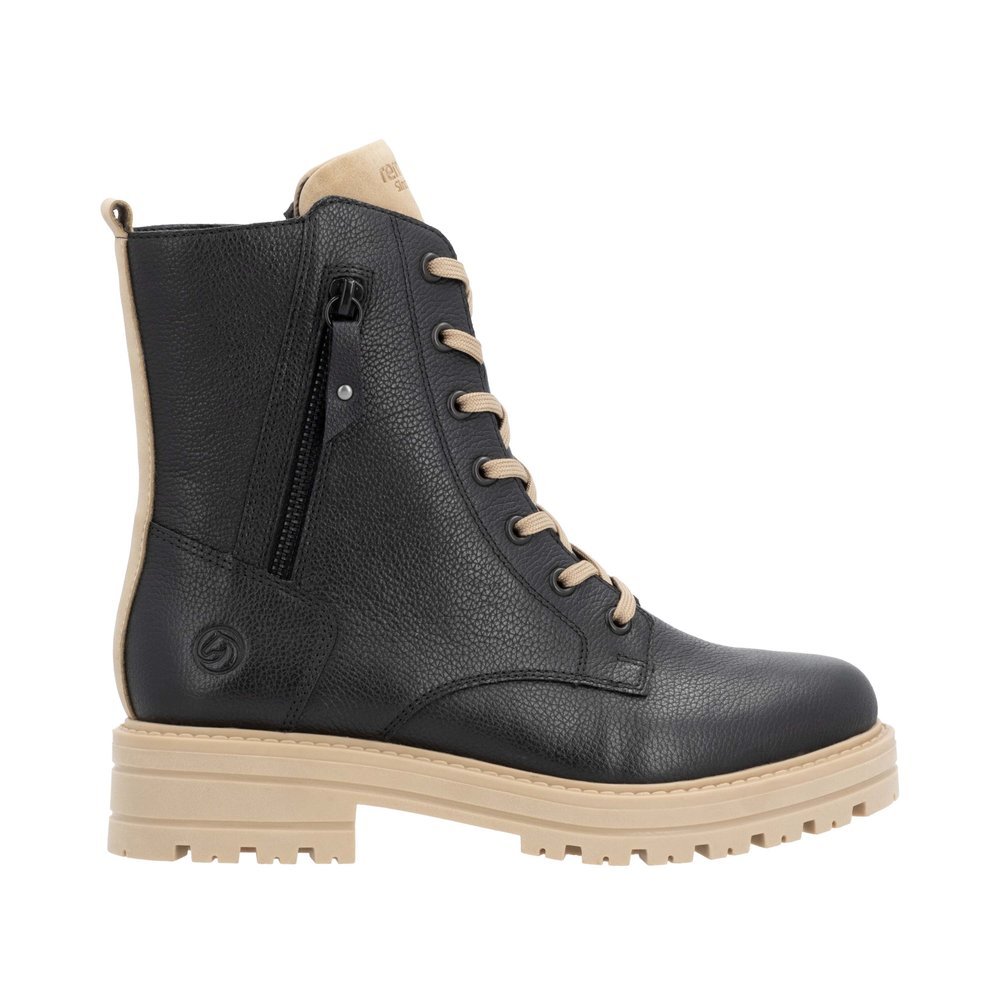 Remonte D2287-03 Anatomic Leather Ankle Boot Black Remonte D2287-03 Anatomic Leather Ankle Boot Black