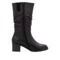 Remonte D2A70-00 Anatomical Leather Boot Black 6,5cm Remonte D2A70-00 Anatomical Leather Boot Black 6,5cm