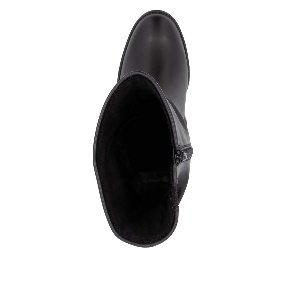 Remonte D2A70-00 Anatomical Leather Boot Black 6,5cm Remonte D2A70-00 Anatomical Leather Boot Black 6,5cm