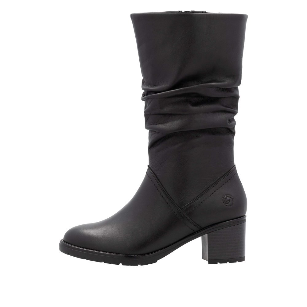 Remonte D2A70-00 Anatomical Leather Boot Black 6,5cm Remonte D2A70-00 Anatomical Leather Boot Black 6,5cm