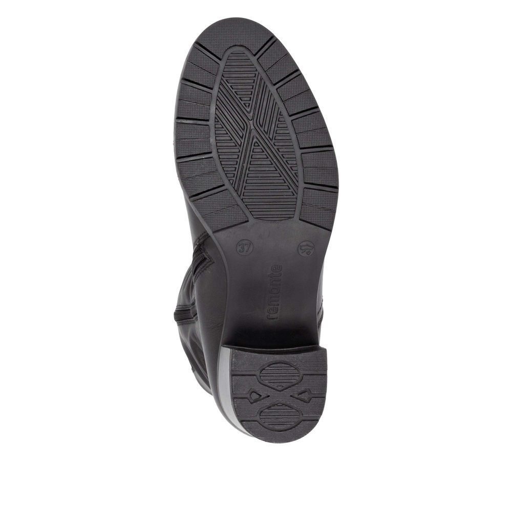 Remonte D2A70-00 Anatomical Leather Boot Black 6,5cm Remonte D2A70-00 Anatomical Leather Boot Black 6,5cm