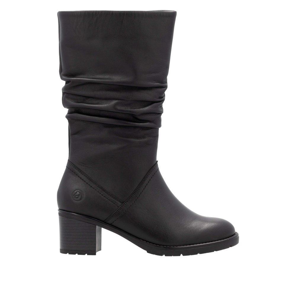 Remonte D2A70-00 Anatomical Leather Boot Black 6,5cm Remonte D2A70-00 Anatomical Leather Boot Black 6,5cm