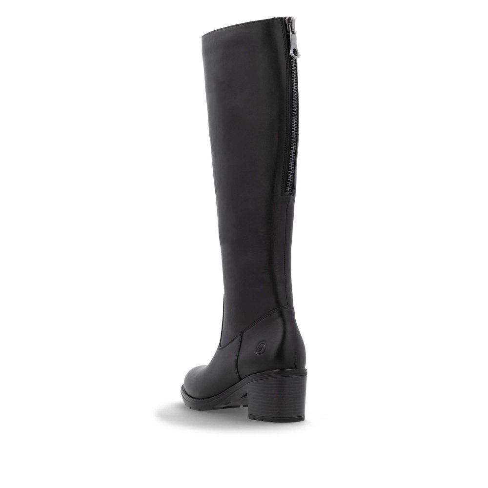 Remonte D2A71-00 Anatomical Leather Boot Black 5,5cm Remonte D2A71-00 Anatomical Leather Boot Black 5,5cm