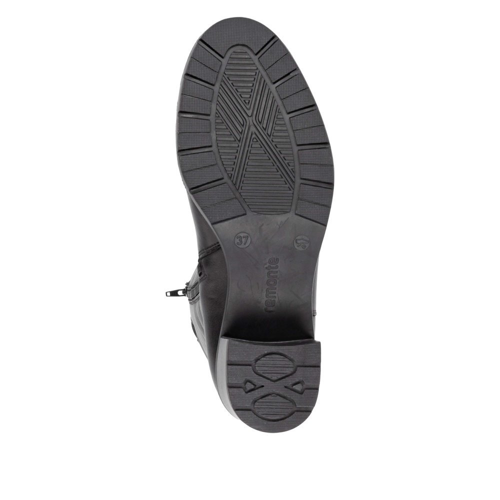 Remonte D2A71-00 Anatomical Leather Boot Black 5,5cm Remonte D2A71-00 Anatomical Leather Boot Black 5,5cm