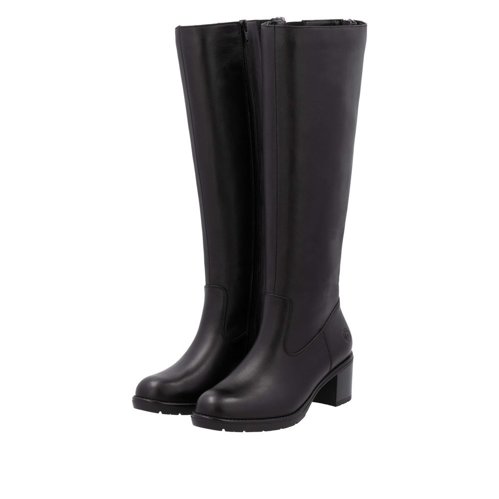 Remonte D2A71-00 Anatomical Leather Boot Black 5,5cm Remonte D2A71-00 Anatomical Leather Boot Black 5,5cm