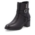 Remonte D2A72-00 Anatomic Leather Ankle Boot Black Remonte D2A72-00 Anatomic Leather Ankle Boot Black