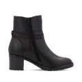 Remonte D2A72-00 Anatomic Leather Ankle Boot Black Remonte D2A72-00 Anatomic Leather Ankle Boot Black