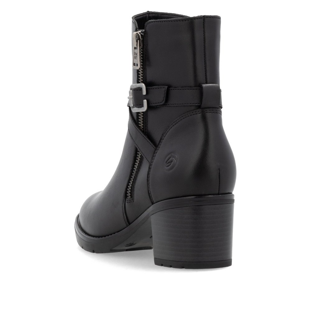Remonte D2A72-00 Anatomic Leather Ankle Boot Black Remonte D2A72-00 Anatomic Leather Ankle Boot Black