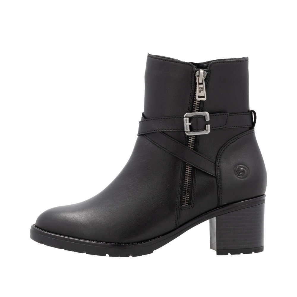 Remonte D2A72-00 Anatomic Leather Ankle Boot Black Remonte D2A72-00 Anatomic Leather Ankle Boot Black