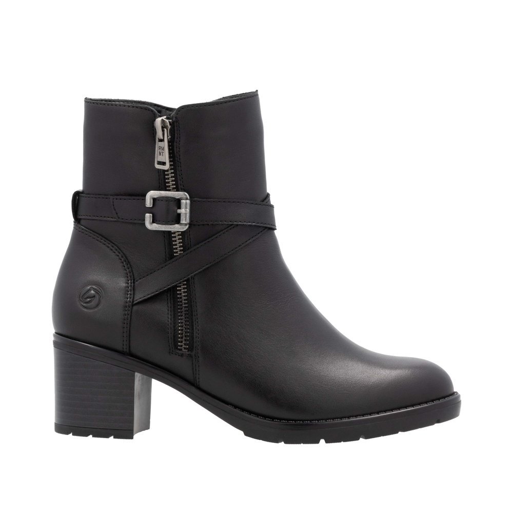 Remonte D2A72-00 Anatomic Leather Ankle Boot Black Remonte D2A72-00 Anatomic Leather Ankle Boot Black