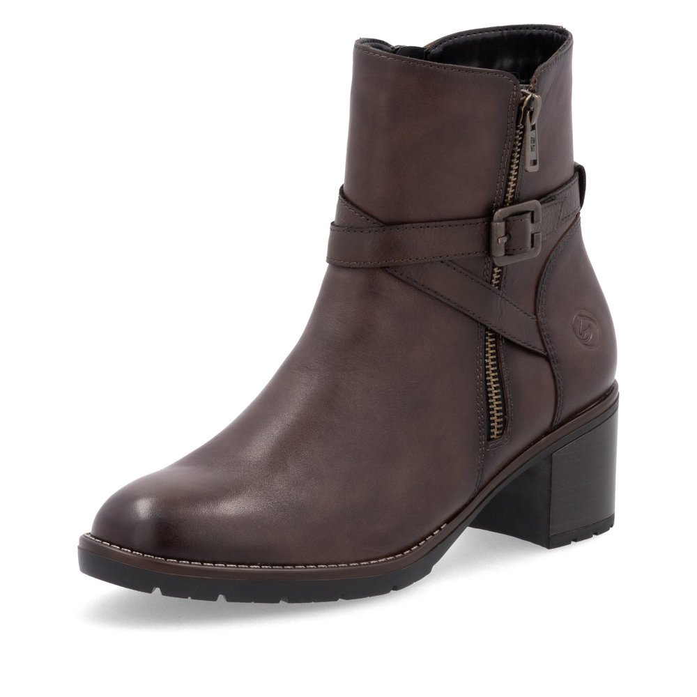 Remonte D2A72-25 Anatomic Leather Ankle Boot Brown Remonte D2A72-25 Anatomic Leather Ankle Boot Brown