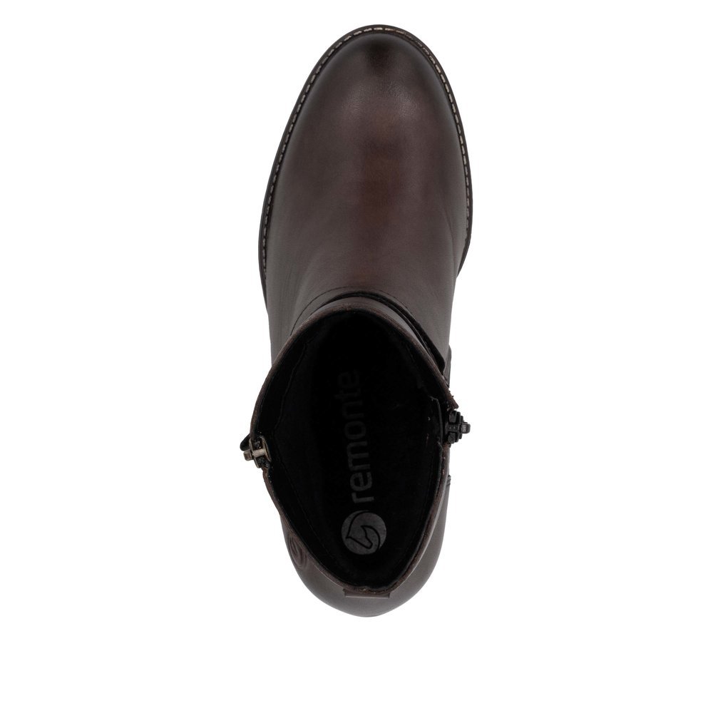 Remonte D2A72-25 Anatomic Leather Ankle Boot Brown Remonte D2A72-25 Anatomic Leather Ankle Boot Brown