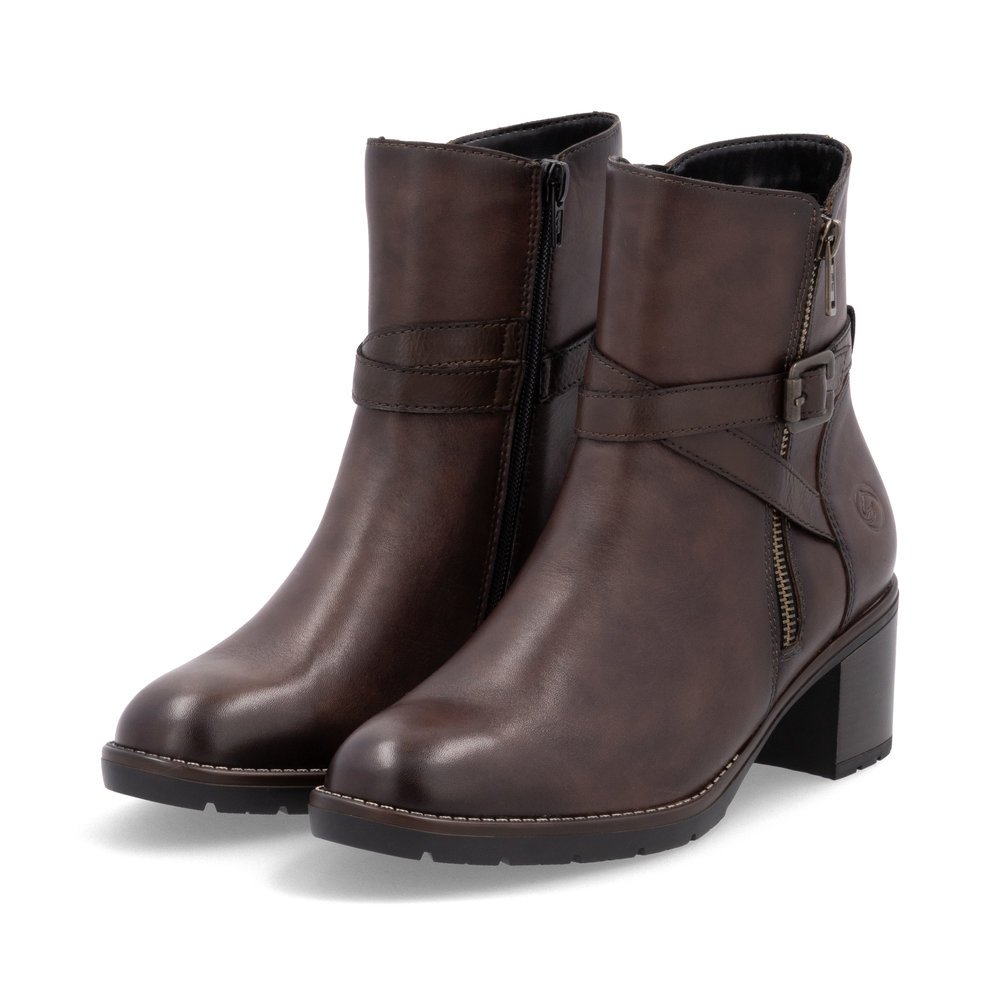 Remonte D2A72-25 Anatomic Leather Ankle Boot Brown Remonte D2A72-25 Anatomic Leather Ankle Boot Brown