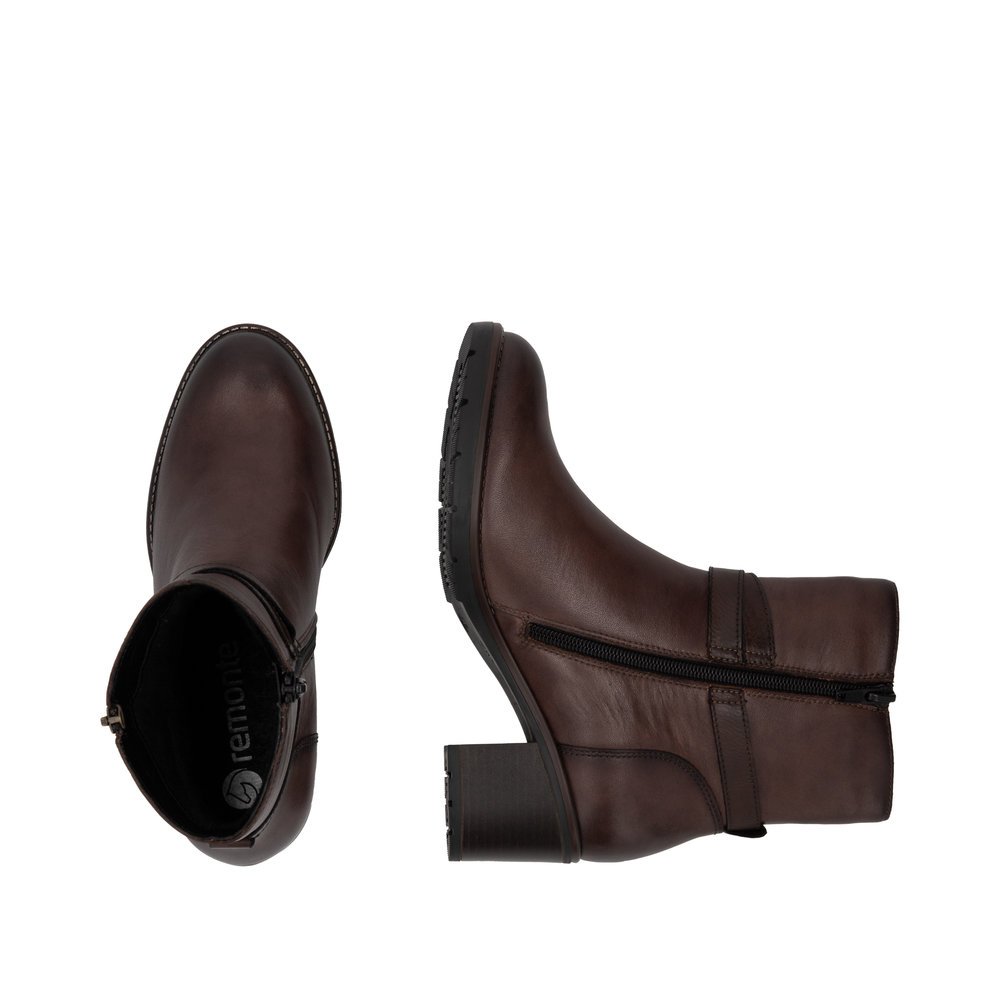 Remonte D2A72-25 Anatomic Leather Ankle Boot Brown Remonte D2A72-25 Anatomic Leather Ankle Boot Brown
