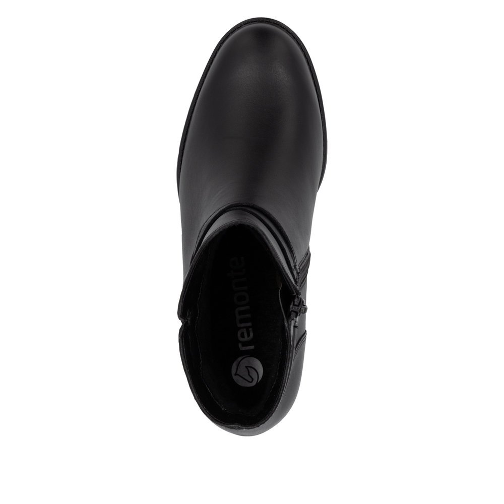 Remonte D2A73-00 Anatomic Leather Ankle Boot Black Remonte D2A73-00 Anatomic Leather Ankle Boot Black
