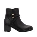 Remonte D2A73-00 Anatomic Leather Ankle Boot Black Remonte D2A73-00 Anatomic Leather Ankle Boot Black