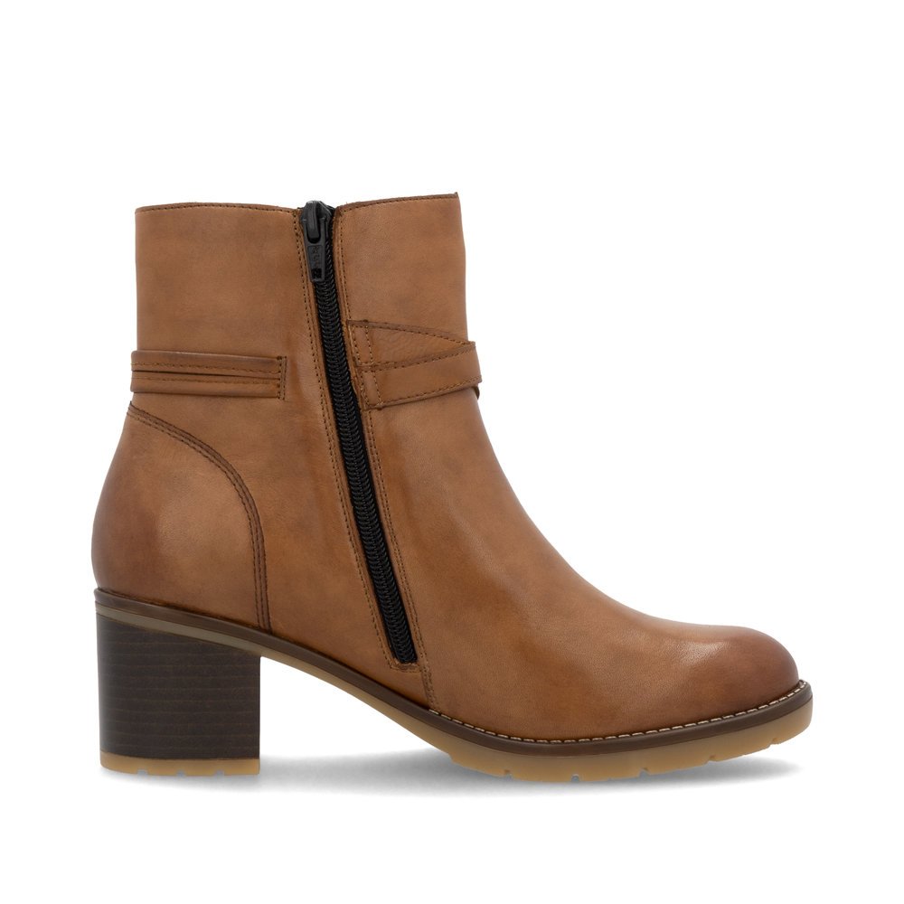 Remonte D2A73-24 Anatomic Leather Ankle Boot Tan Remonte D2A73-24 Anatomic Leather Ankle Boot Tan