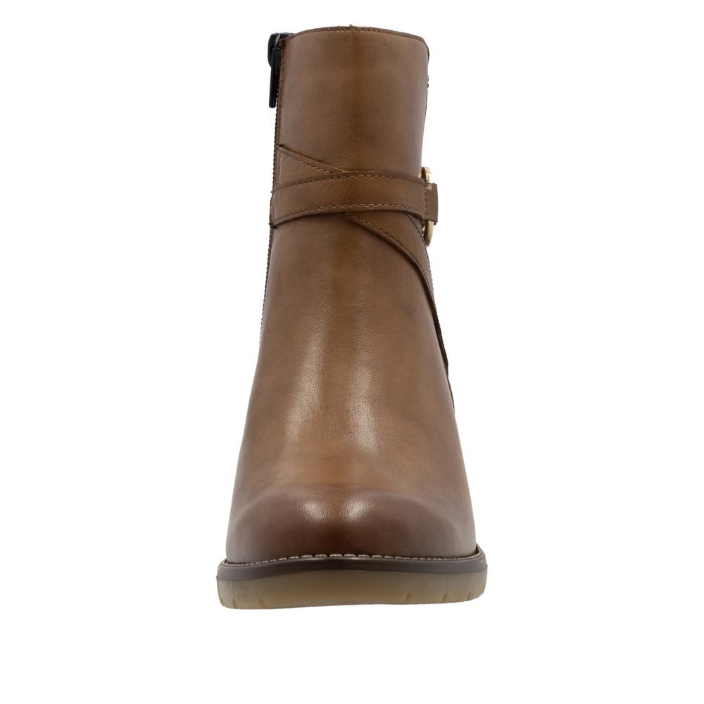Remonte D2A73-24 Anatomic Leather Ankle Boot Tan Remonte D2A73-24 Anatomic Leather Ankle Boot Tan