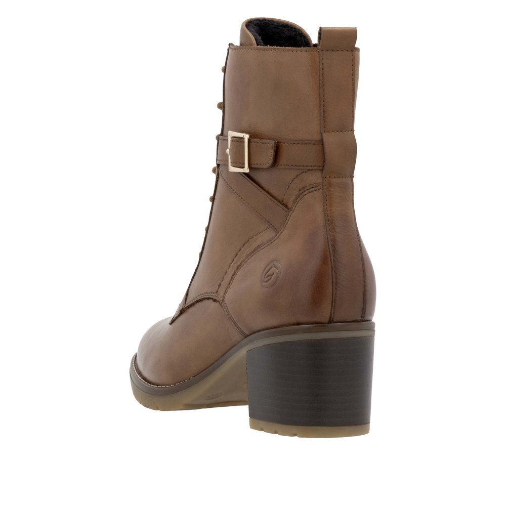 Remonte D2A74-24 Anatomic Leather Ankle Boot Tan Remonte D2A74-24 Anatomic Leather Ankle Boot Tan