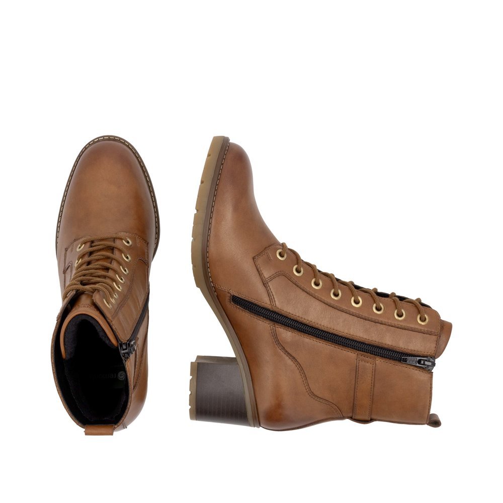Remonte D2A74-24 Anatomic Leather Ankle Boot Tan Remonte D2A74-24 Anatomic Leather Ankle Boot Tan