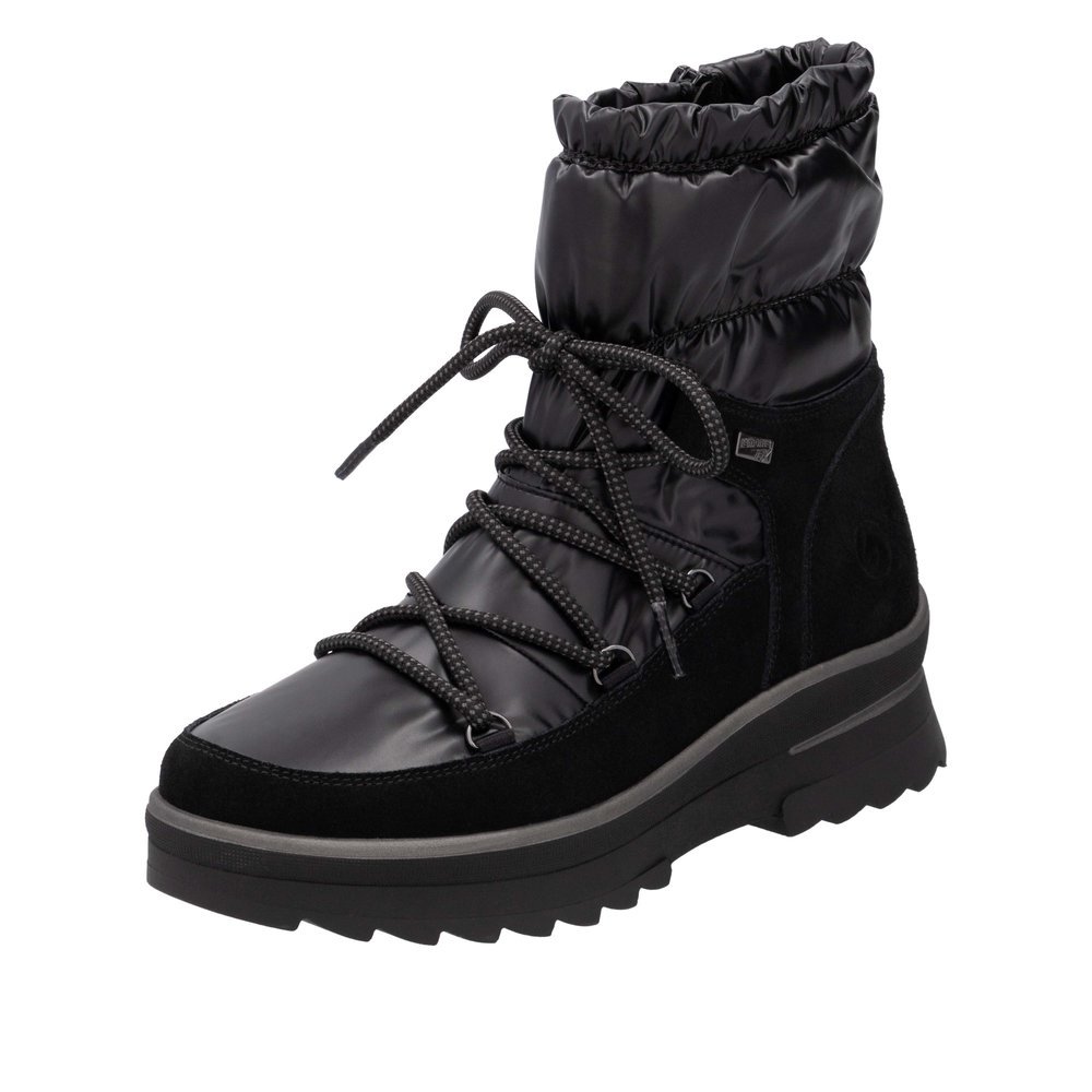 Remonte D2B70-02 Anatomical Leather Ankle Boot Black Remonte D2B70-02 Anatomical Leather Ankle Boot Black