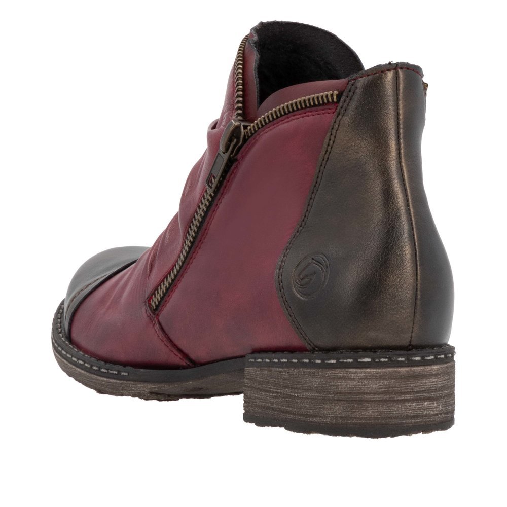 Remonte D4380-35 Anatomic Leather Ankle Boot Burgundy Remonte D4380-35 Anatomic Leather Ankle Boot Burgundy