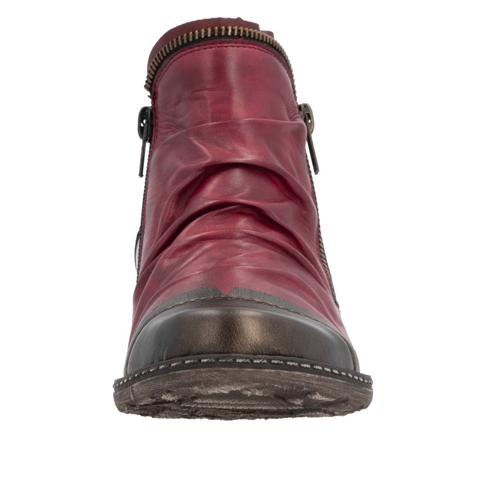 Remonte D4380-35 Anatomic Leather Ankle Boot Burgundy Remonte D4380-35 Anatomic Leather Ankle Boot Burgundy