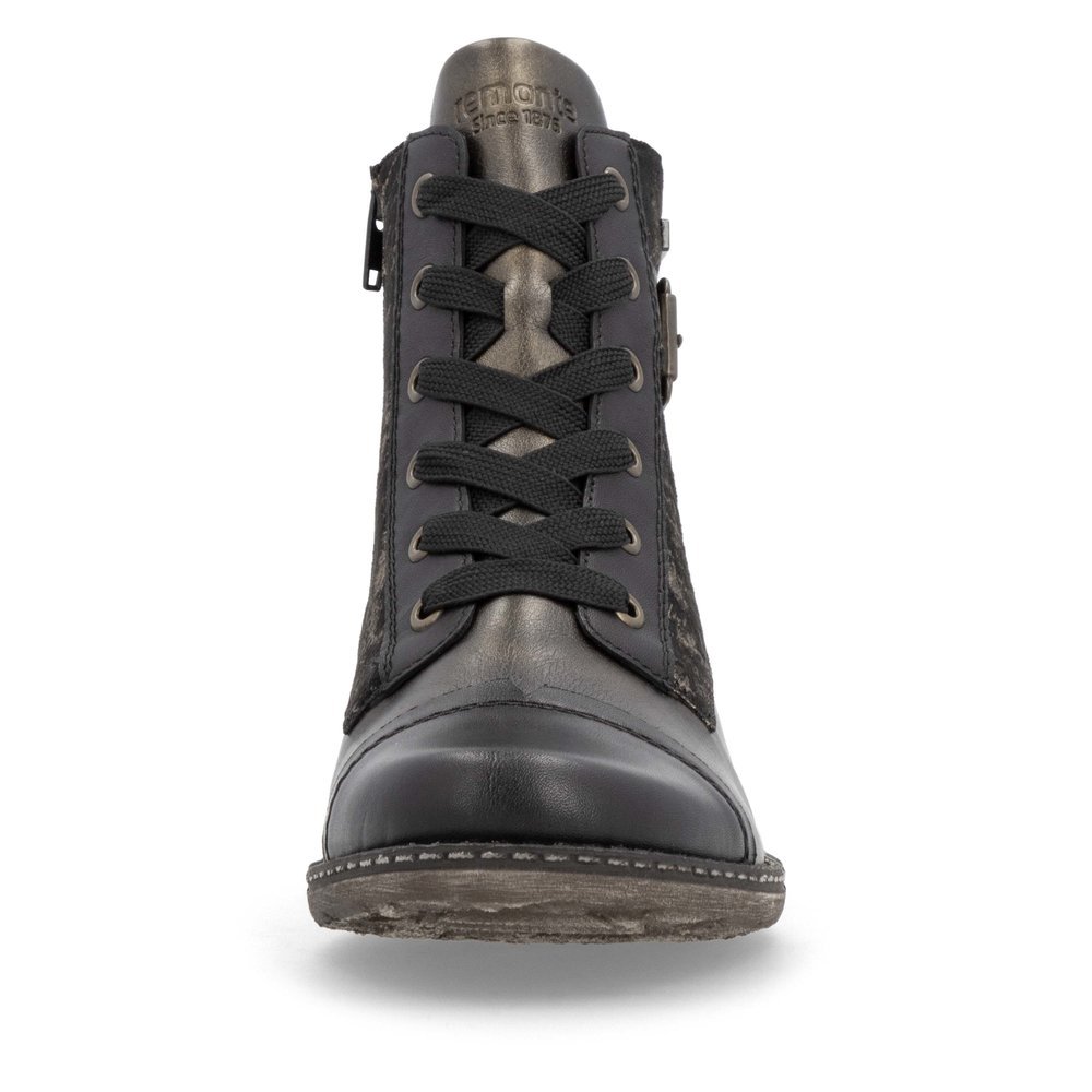 Remonte D4381-03 Anatomic Leather Ankle Boot Black Remonte D4381-03 Anatomic Leather Ankle Boot Black