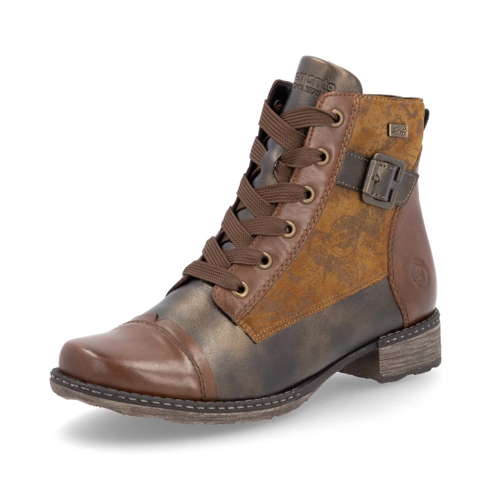 Remonte D4381-24 Anatomic Leather Ankle Boot Brown Remonte D4381-24 Anatomic Leather Ankle Boot Brown