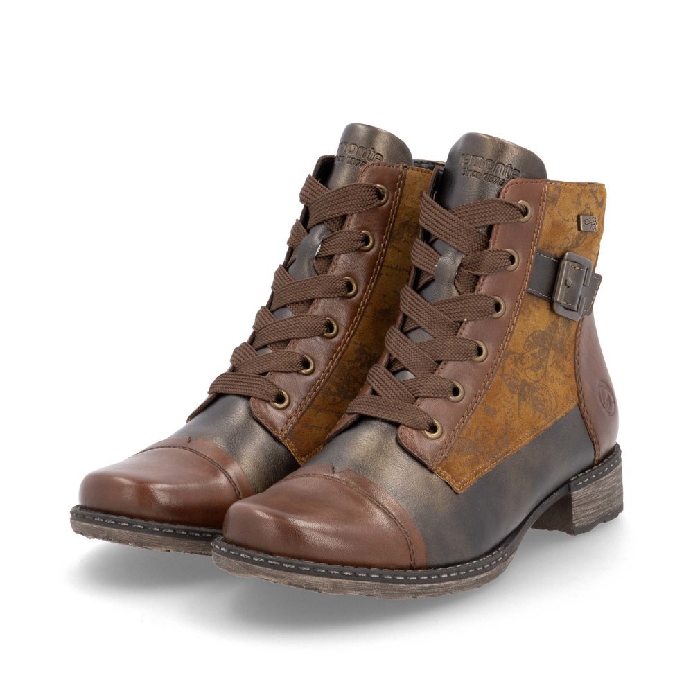 Remonte D4381-24 Anatomic Leather Ankle Boot Brown Remonte D4381-24 Anatomic Leather Ankle Boot Brown