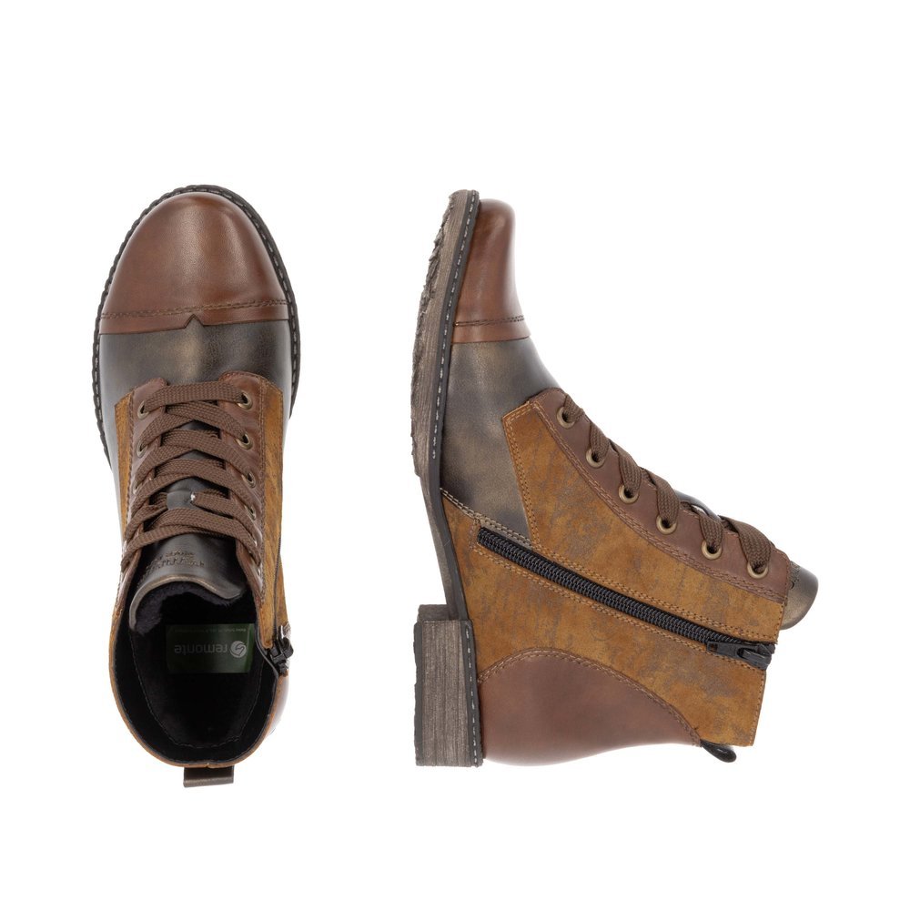Remonte D4381-24 Anatomic Leather Ankle Boot Brown Remonte D4381-24 Anatomic Leather Ankle Boot Brown