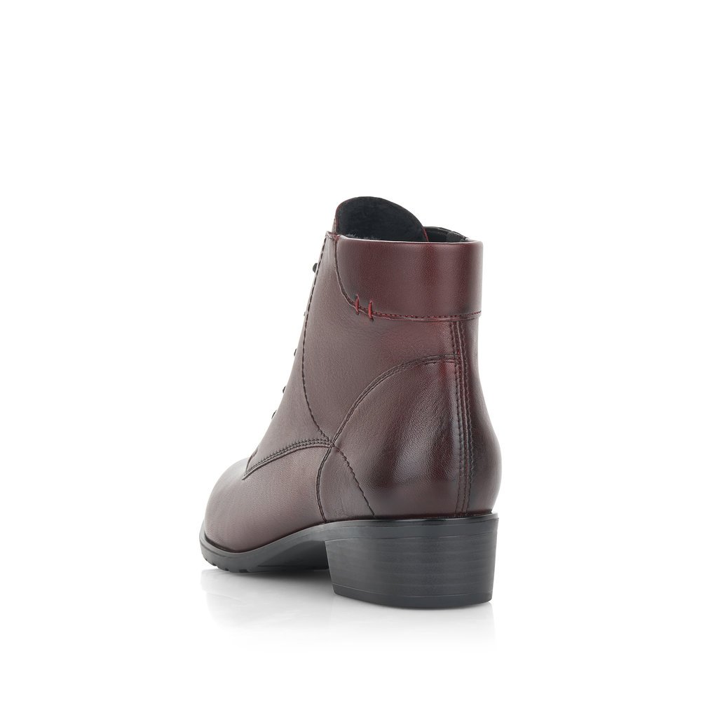 Remonte D6877-35 Anatomic Leather Ankle Boot Burgundy Remonte D6877-35 Anatomic Leather Ankle Boot Burgundy